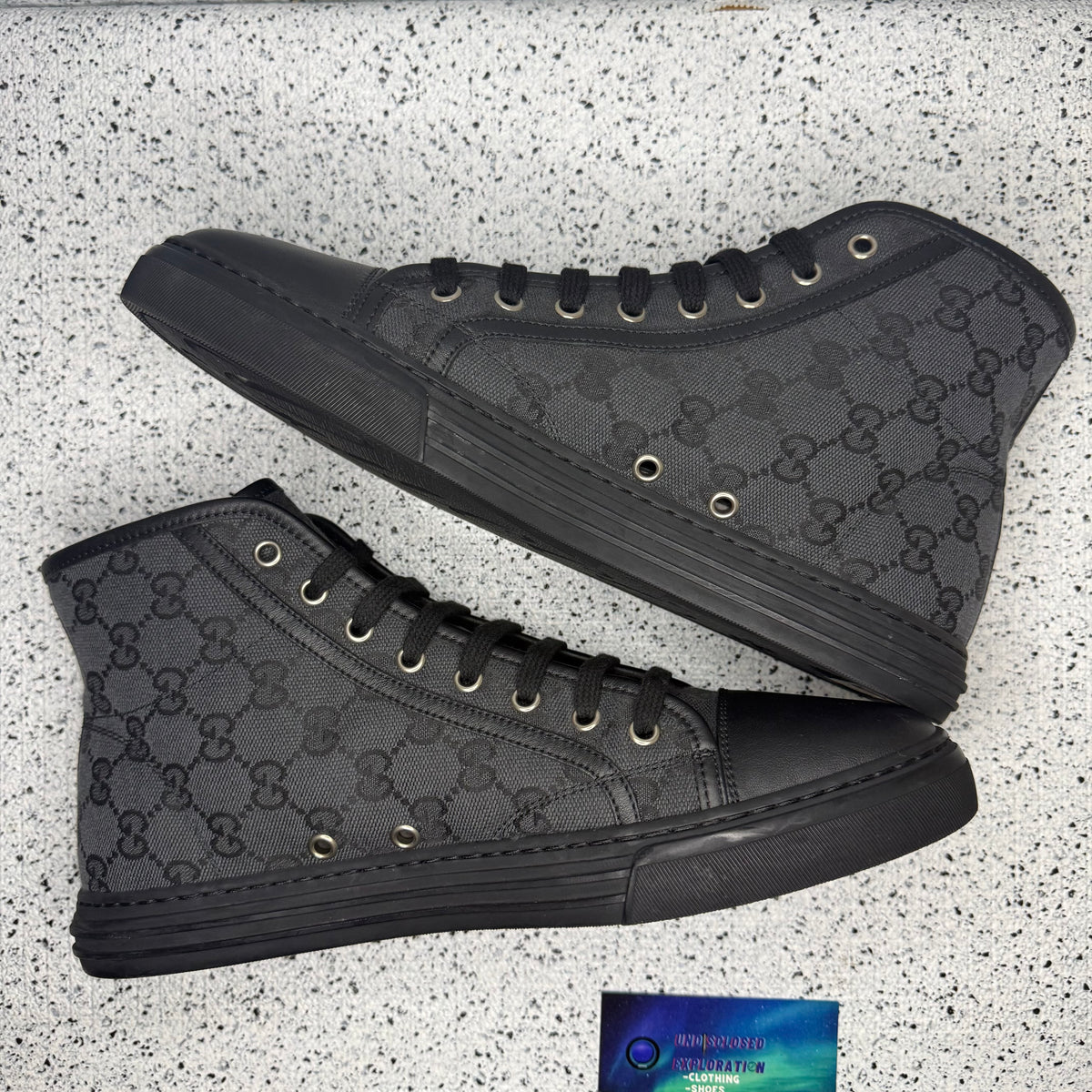 Gucci GG Monogram High Canvas Sneaker 9.5 Men “Preowned”