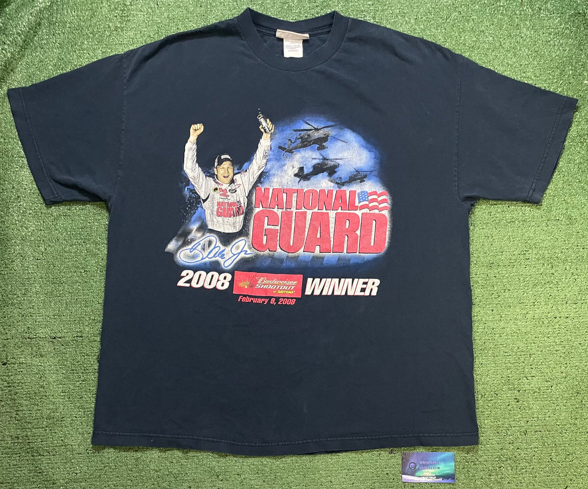 Vintage 2000s Dale Earnhardt Budweiser shootout tee