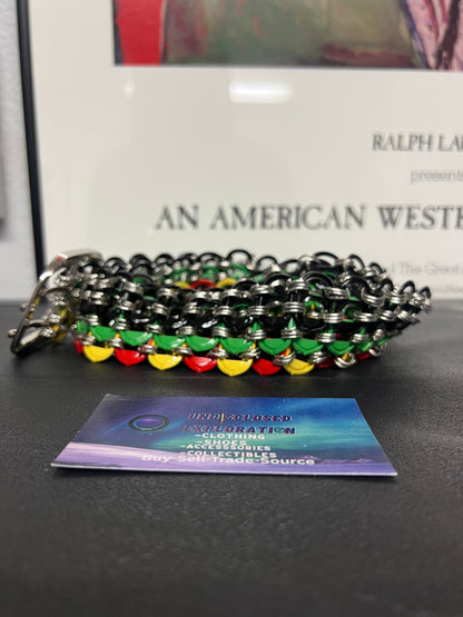 Greedy unit Rasta bottle tab belt