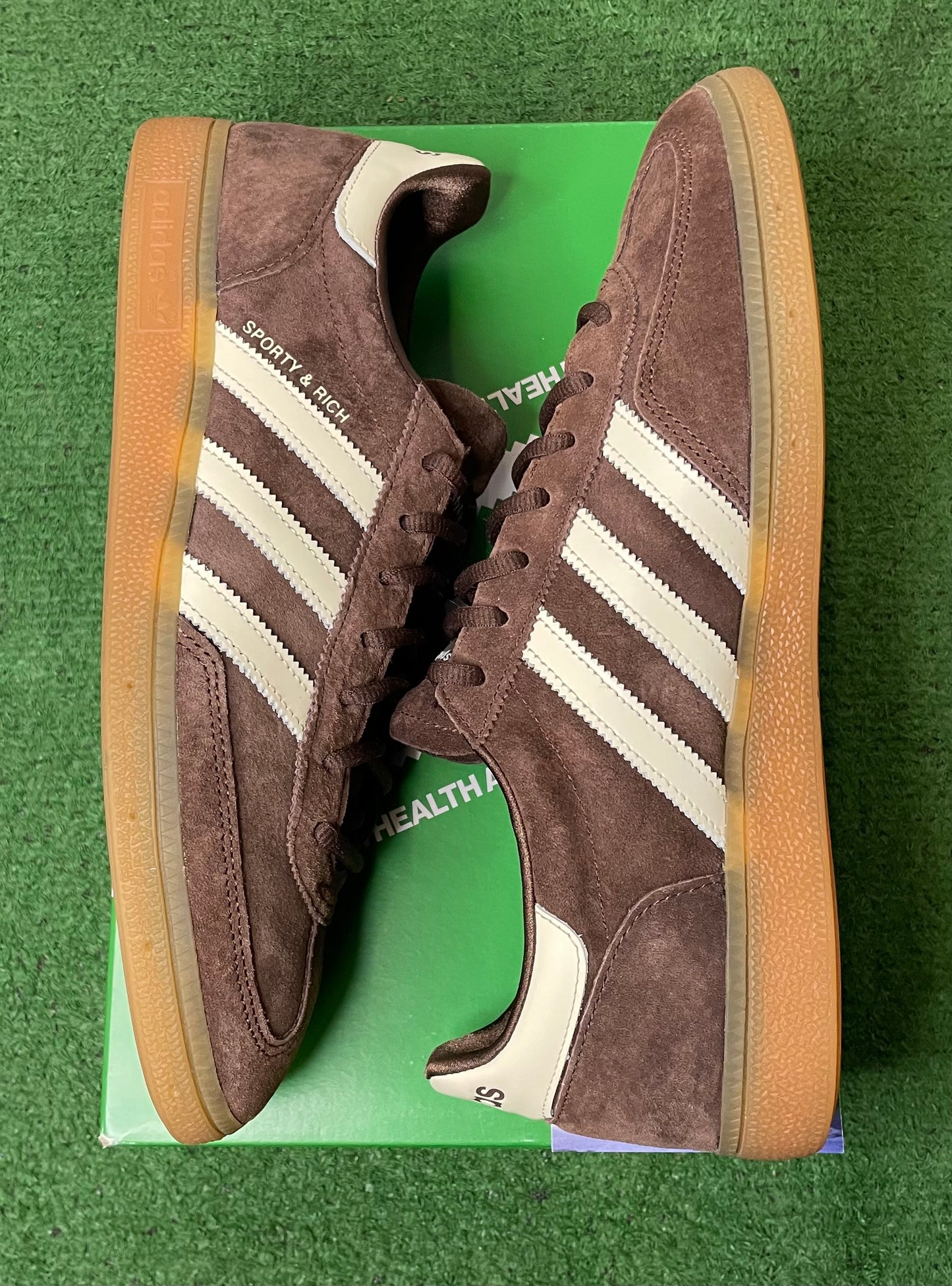 Adidas handball spezial sporty and rich brown size 12men/13.5women