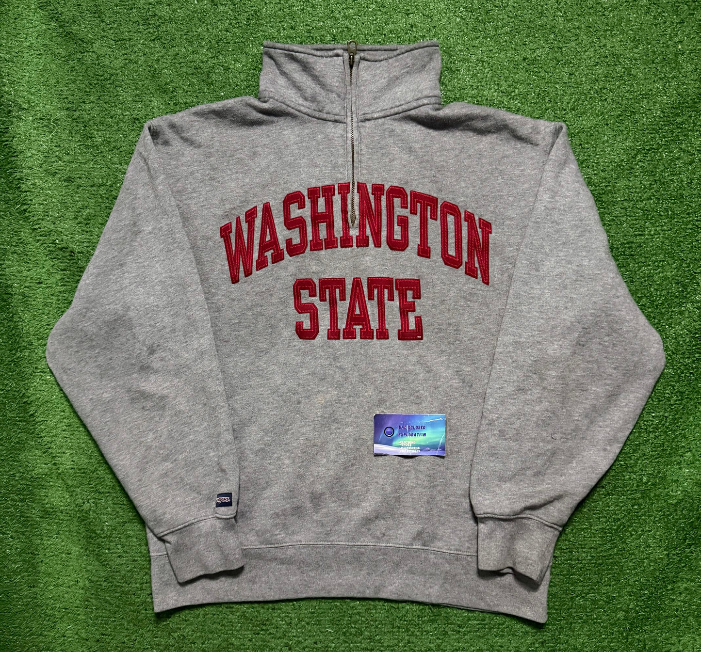 Vintage Washington State Cougars Quarter Zip Fleece