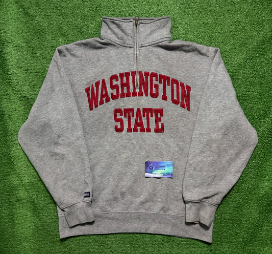 Vintage Washington State Cougars Quarter Zip Fleece