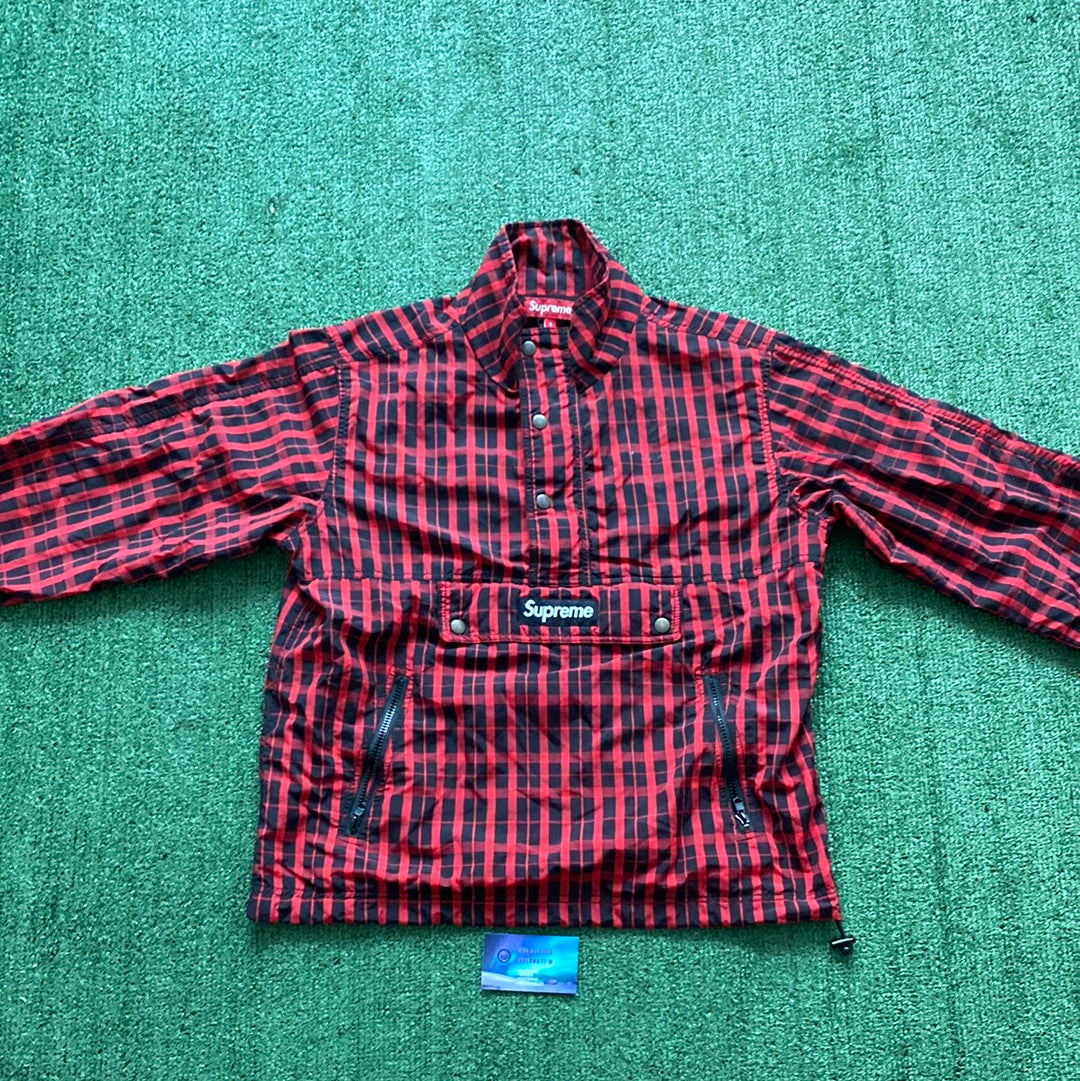 Supreme Nylon Plaid Pullover