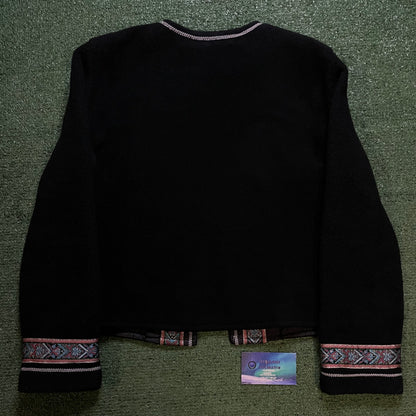 Vintage Black clasp cardigan