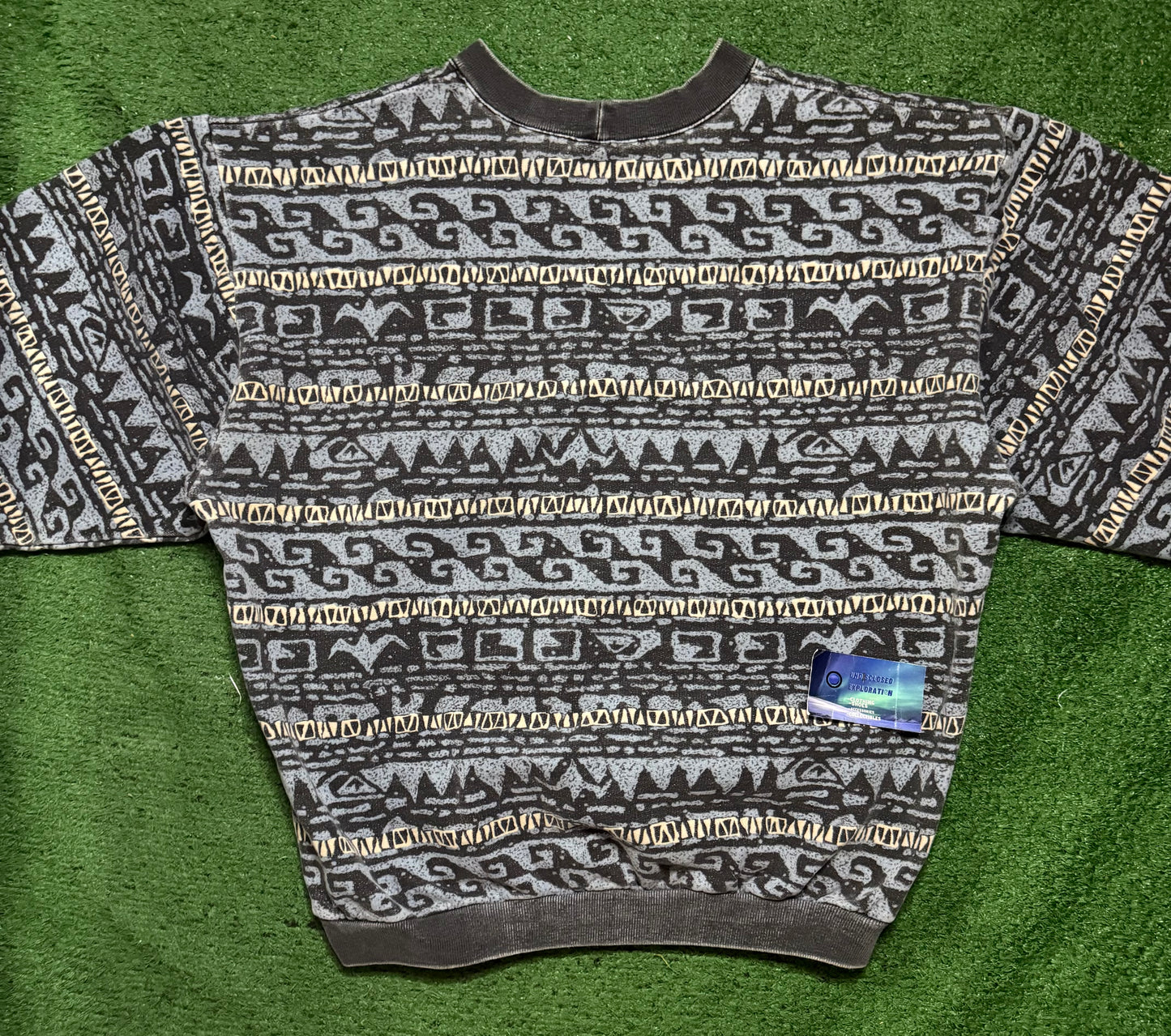 Vintage Quiksilver All Over Print Crewneck