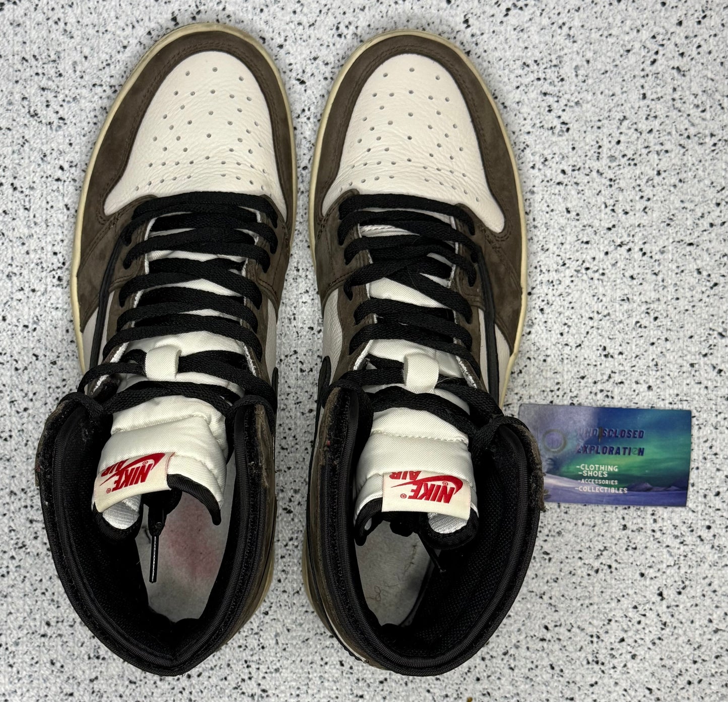 Jordan 1 High Travis Scott Mocha 11.5 Men/13 Women “Preowned”