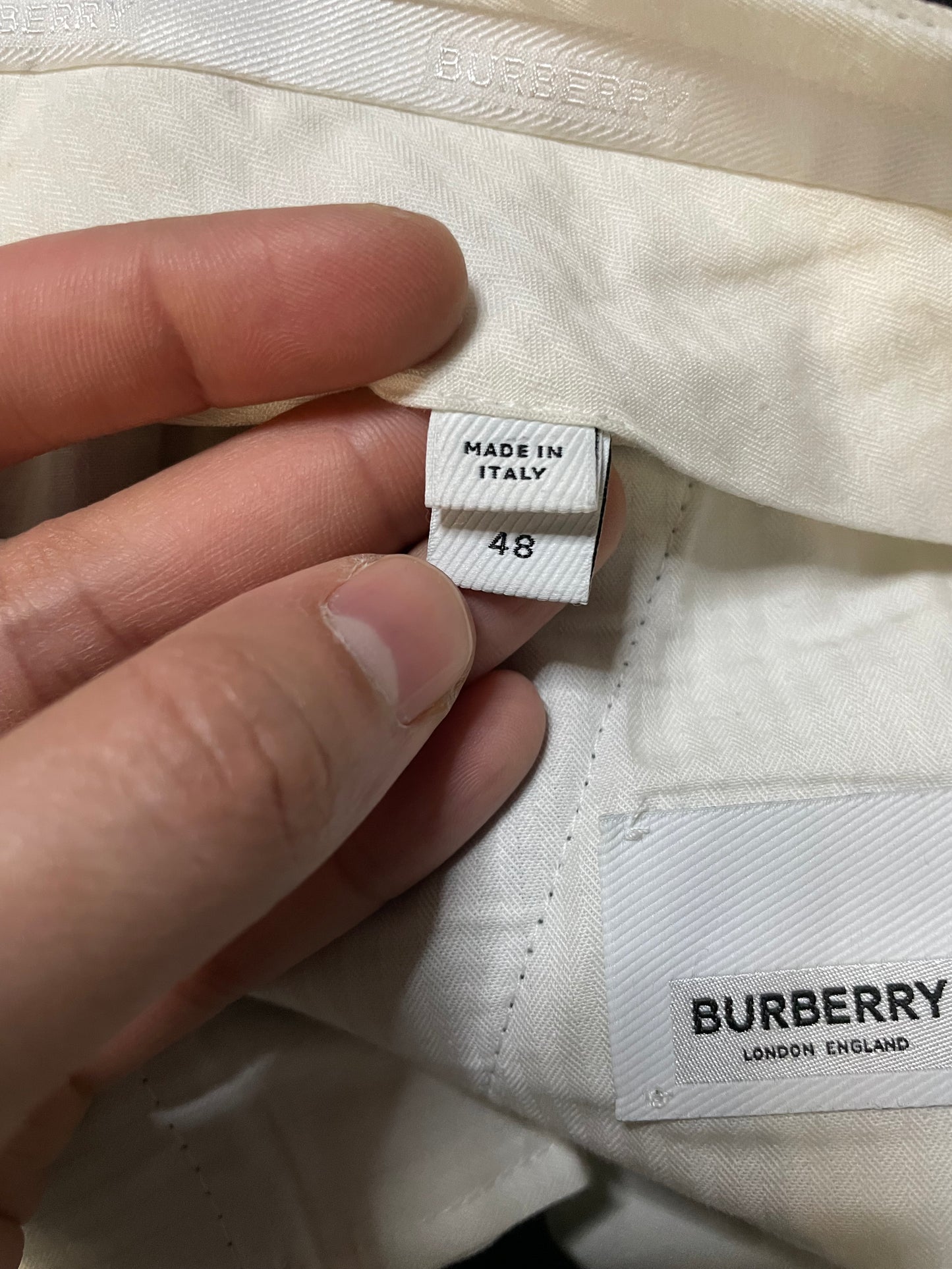 Burberry studded black trousers