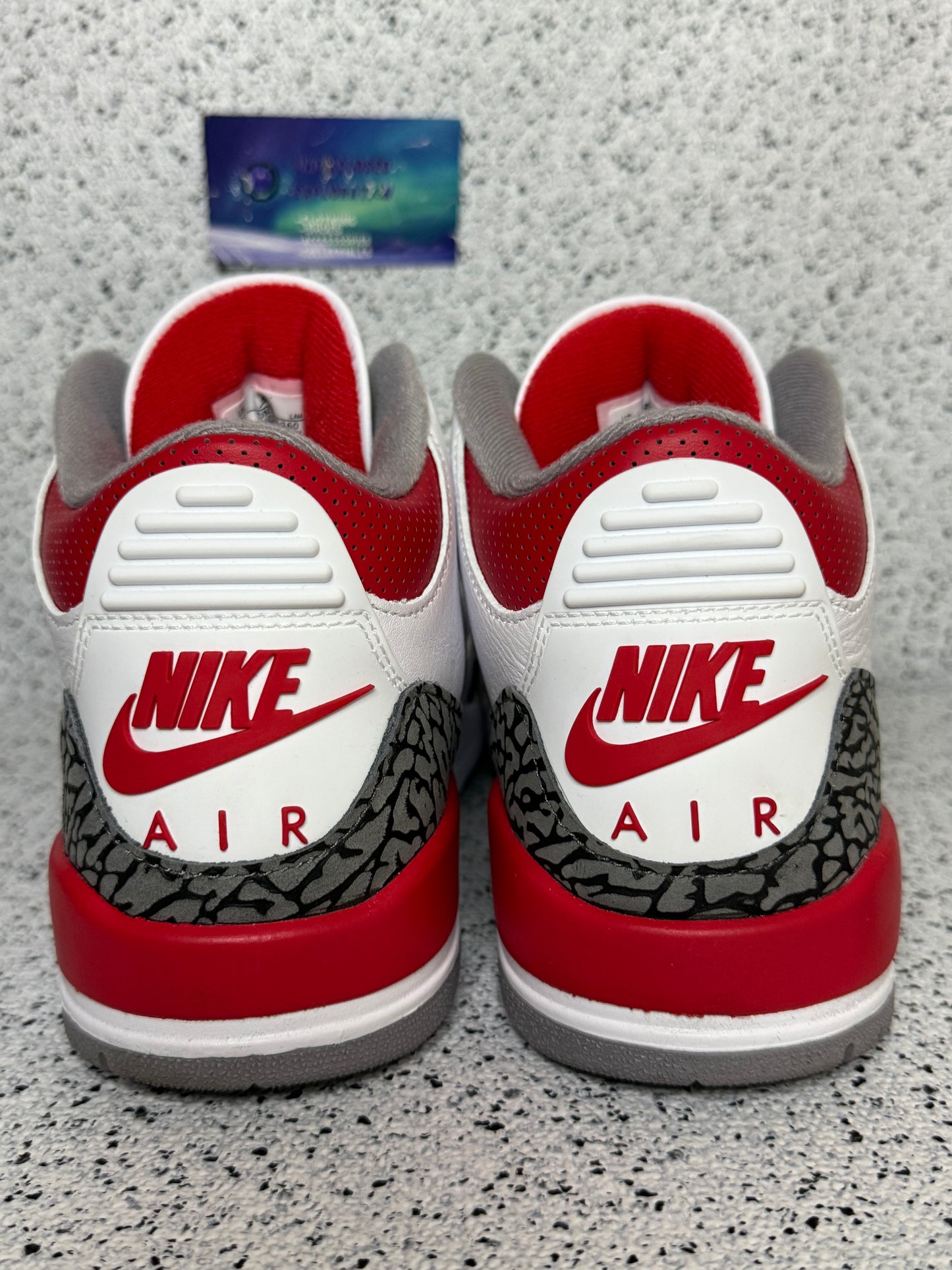 Jordan 3 Fire Red 8.5 Men/10 Women “Preowned”