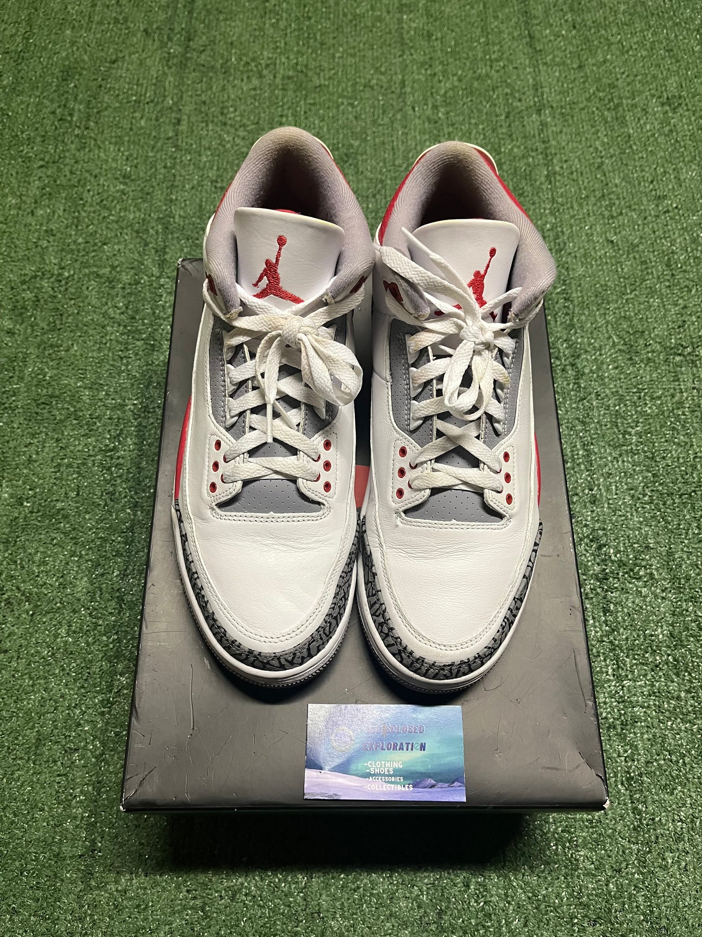 Jordan 3 fire red 2022 size 10.5men/12women