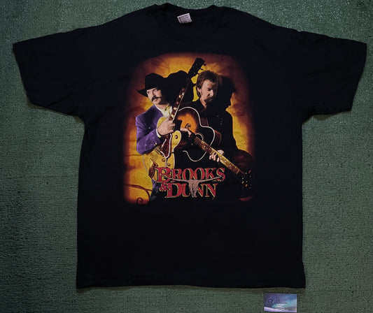 Vintage 1990s Brooks & Dunn the tour of America double sided tee
