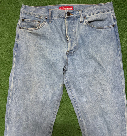 Supreme Thrasher Regular Jeans Washed Blue