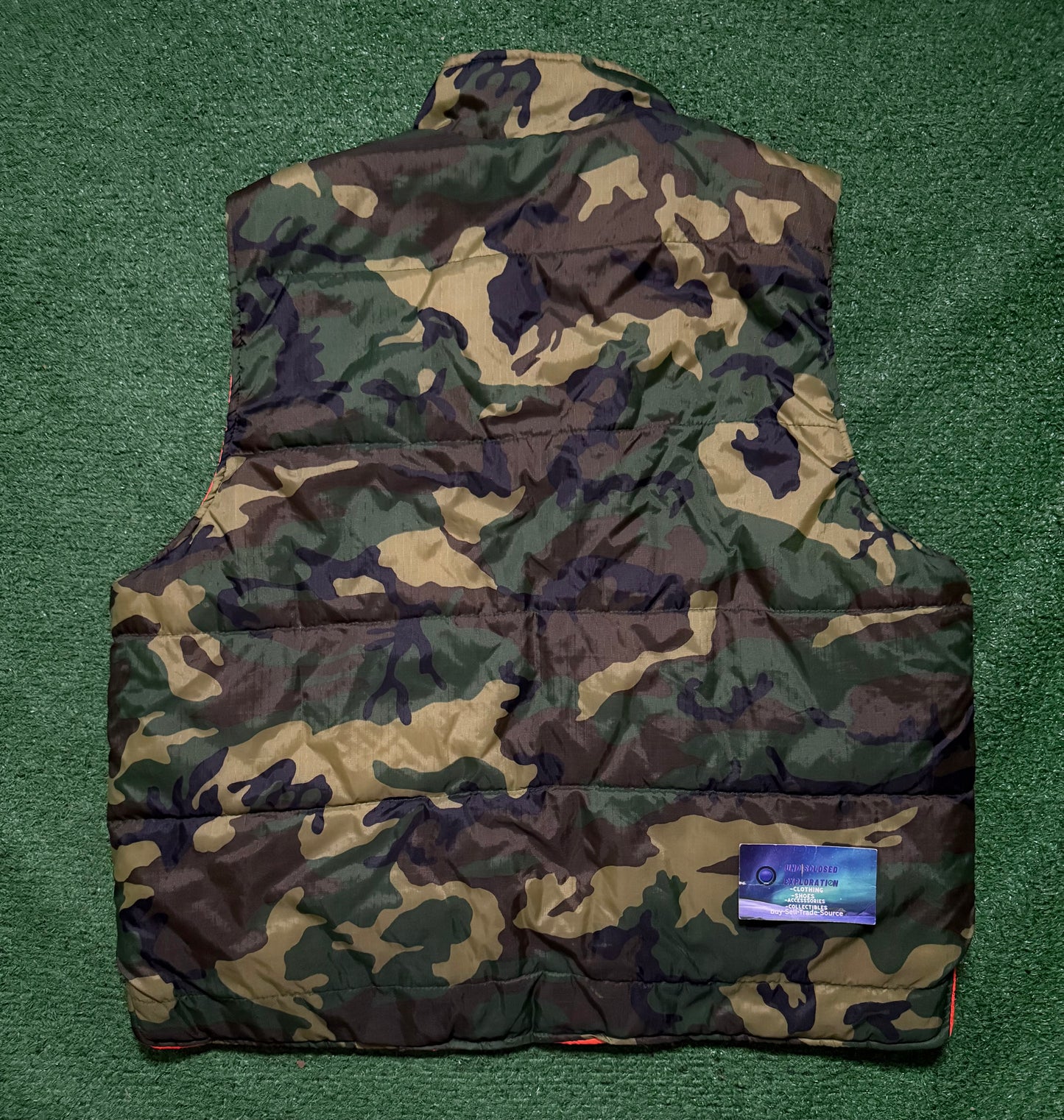 Vintage Camo Vest Jacket