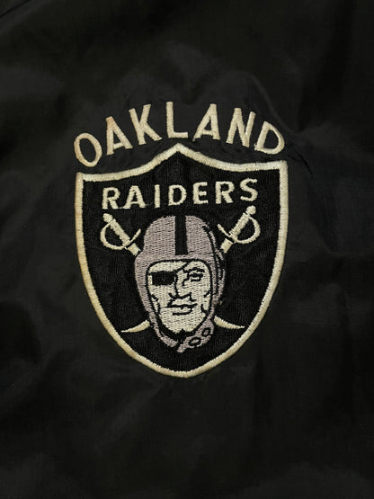 Vintage 1990s Reversible Oakland Raiders Jacket