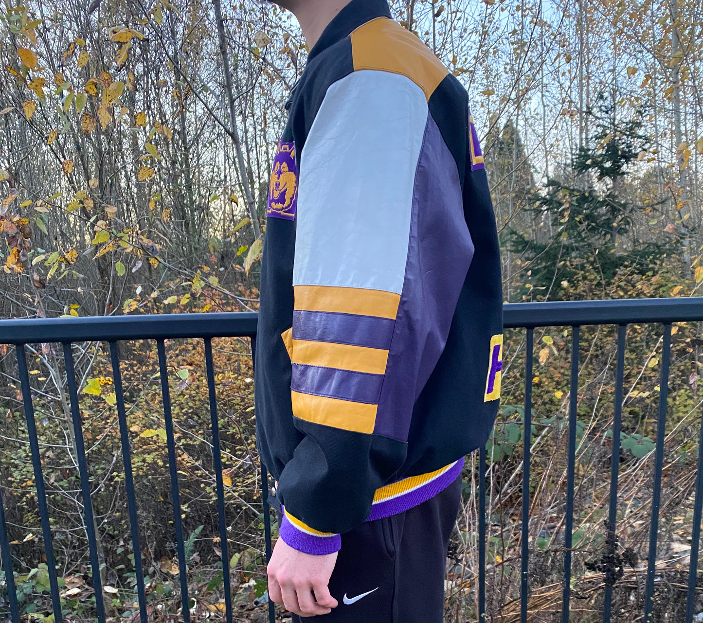 Vintage university of Washington huskies jeff Hamilton jacket