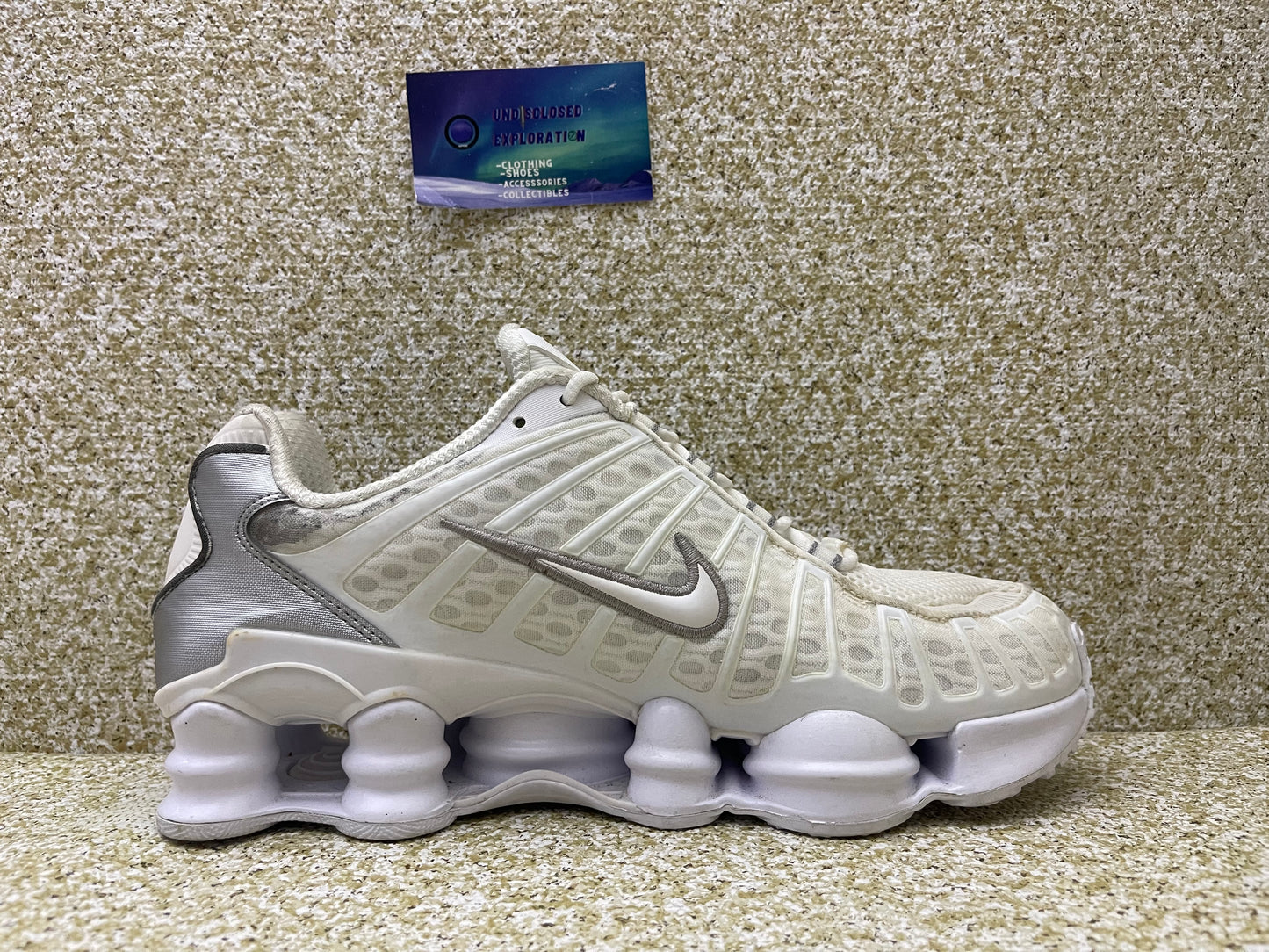 Nike Shox TL Metallic Silver 8.5 Men/10 Women “Preowned”