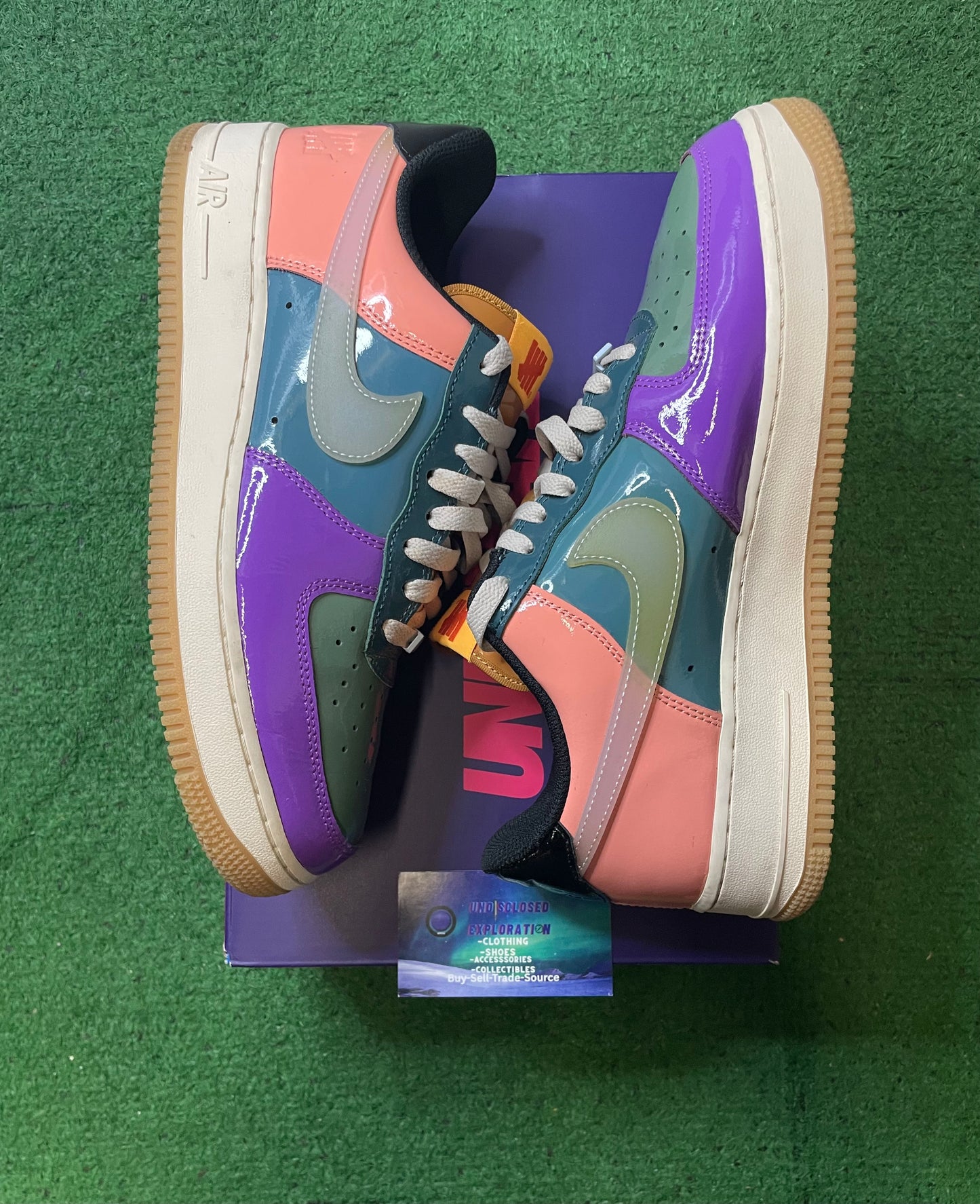 Nike X undefeated  Air Force 1 low  Celestine blue size 9.5men/11women