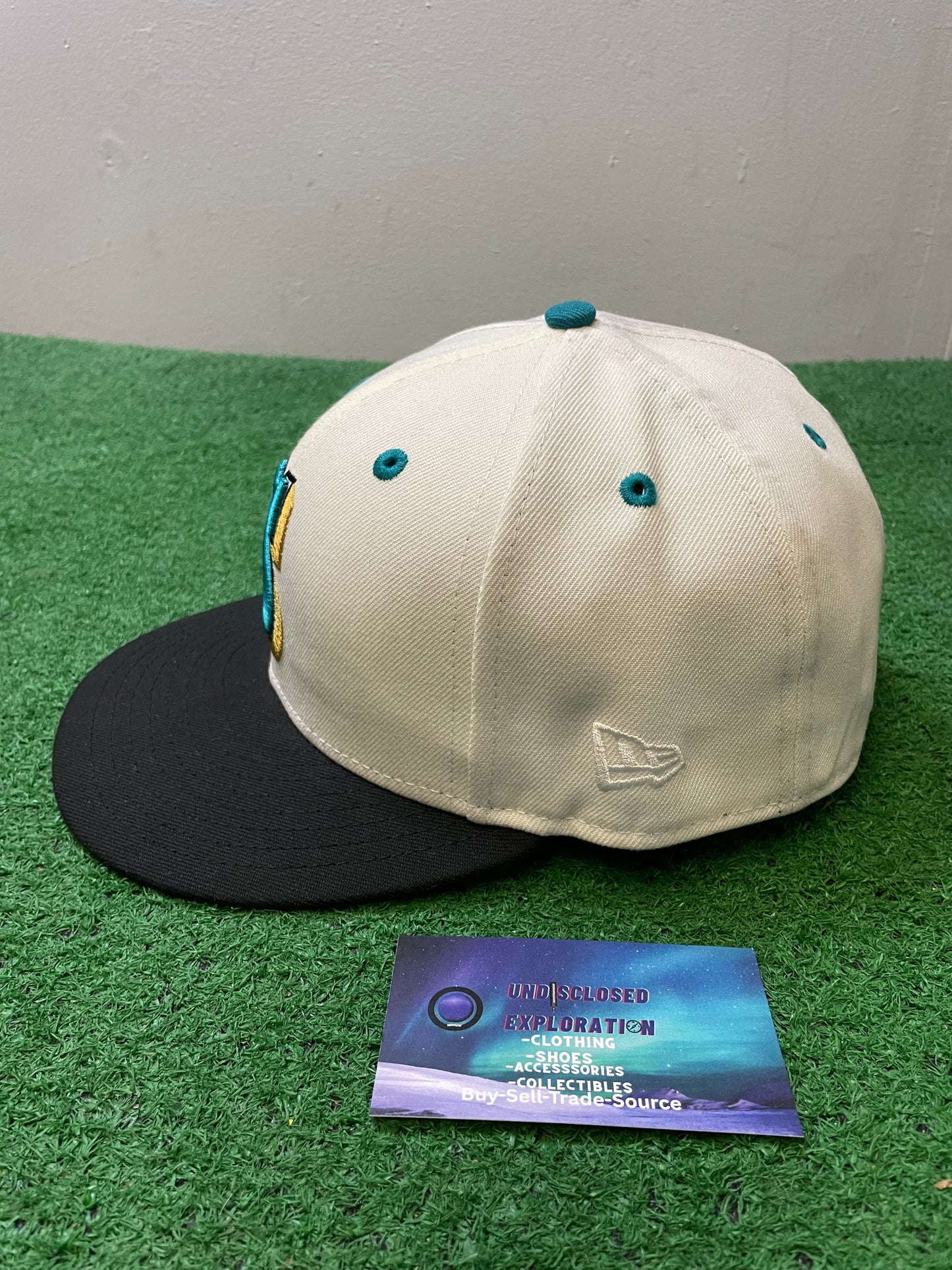 Seattle Mariners 35th anniversary white and teal new era fitted hat