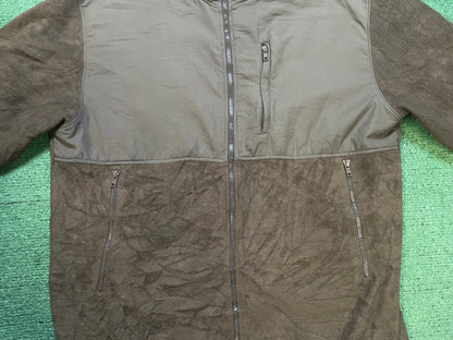 Brown fleece zip up