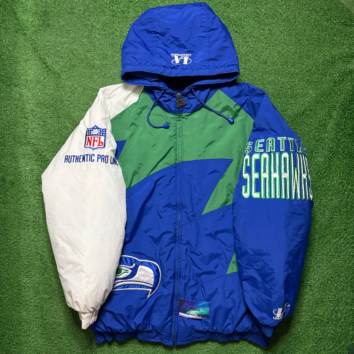 Vintage Seattle Seahawks Shark Tooth Jacket Logo Athletic