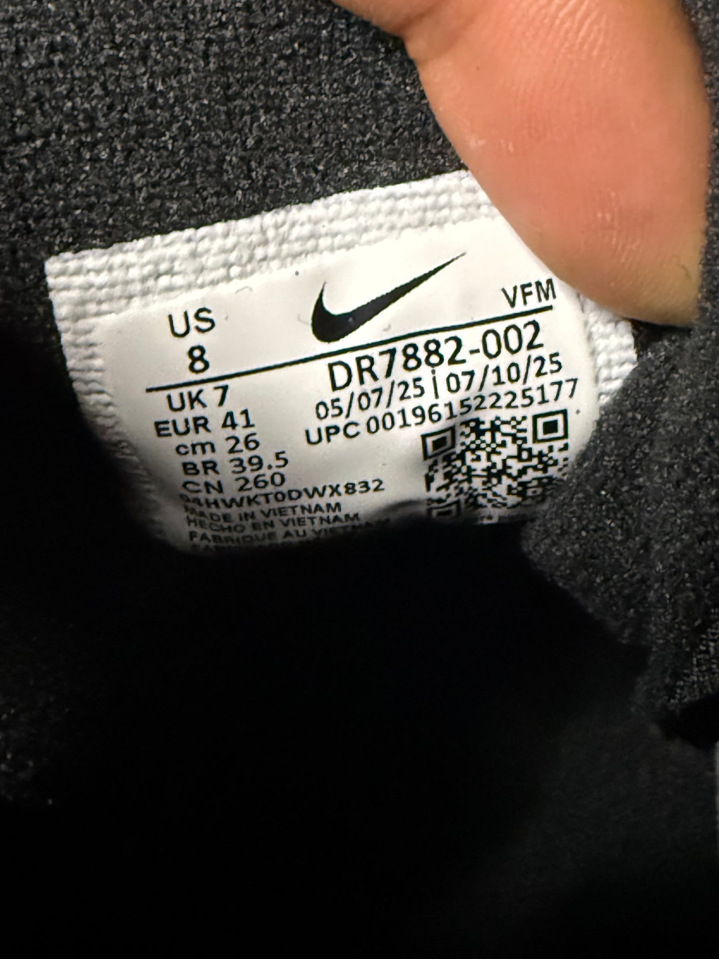 Nike Court Vision Mid Black