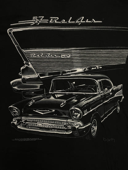 Vintage 1990s Chevy 1957 belair portrait tee