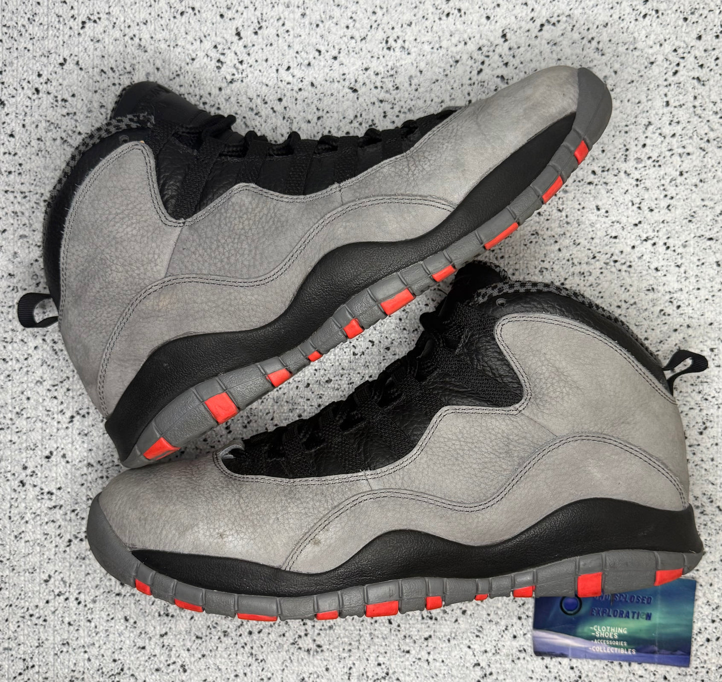 Jordan 10 Cool Grey 11 Men/12.5 Women “Preowned”