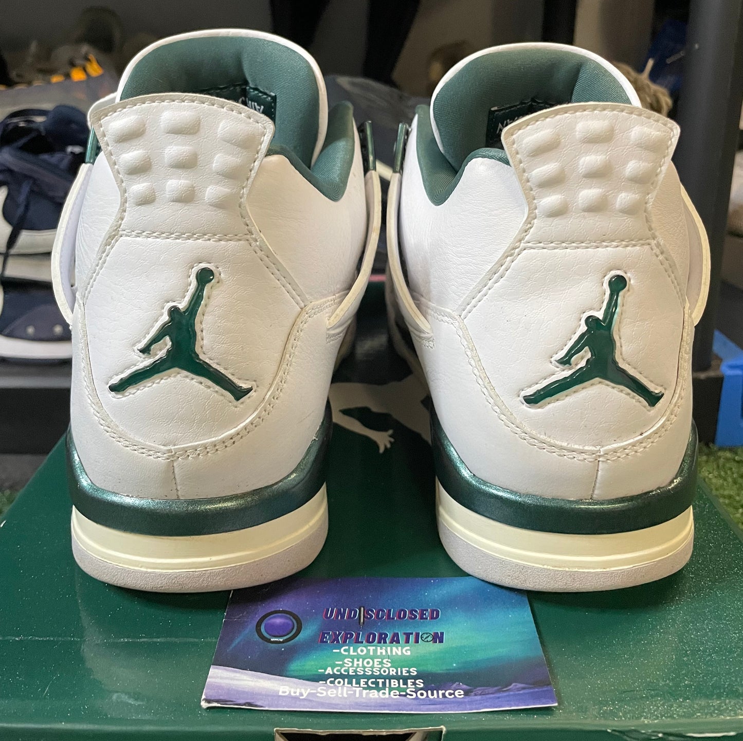 Air Jordan 4 oxidized green size 10men/11.5women
