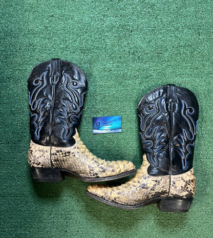 Vacquero snakeskin boots size 12men/13.5women