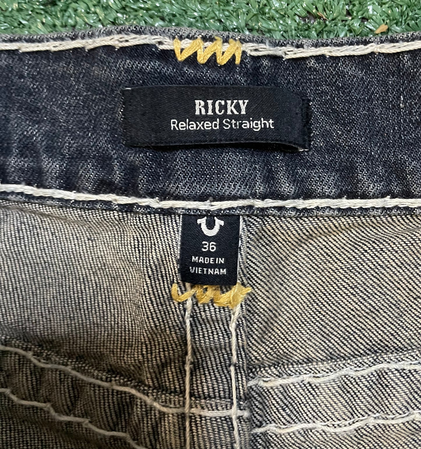 True Religion Ricky T dark wash jeans