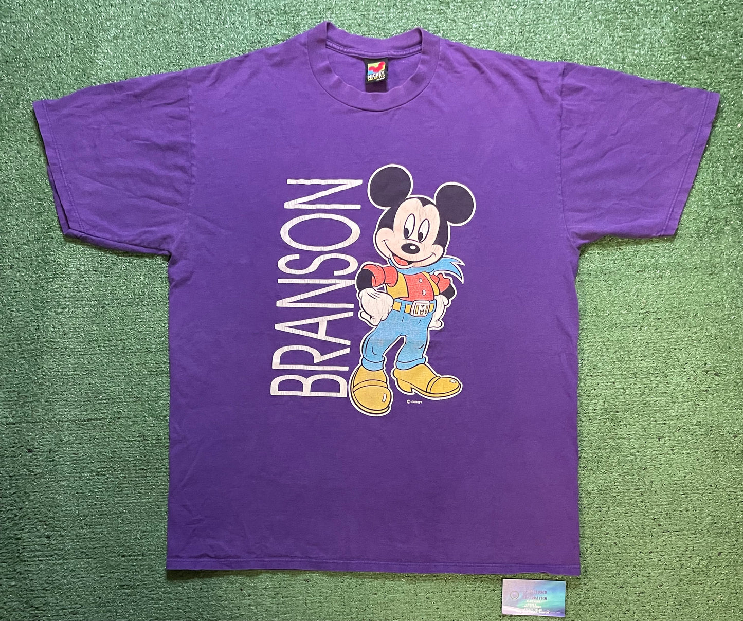 Vintage 1990s Mickey Mouse purple tee
