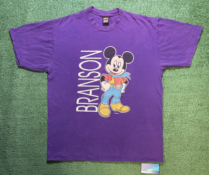 Vintage 1990s Mickey Mouse purple tee