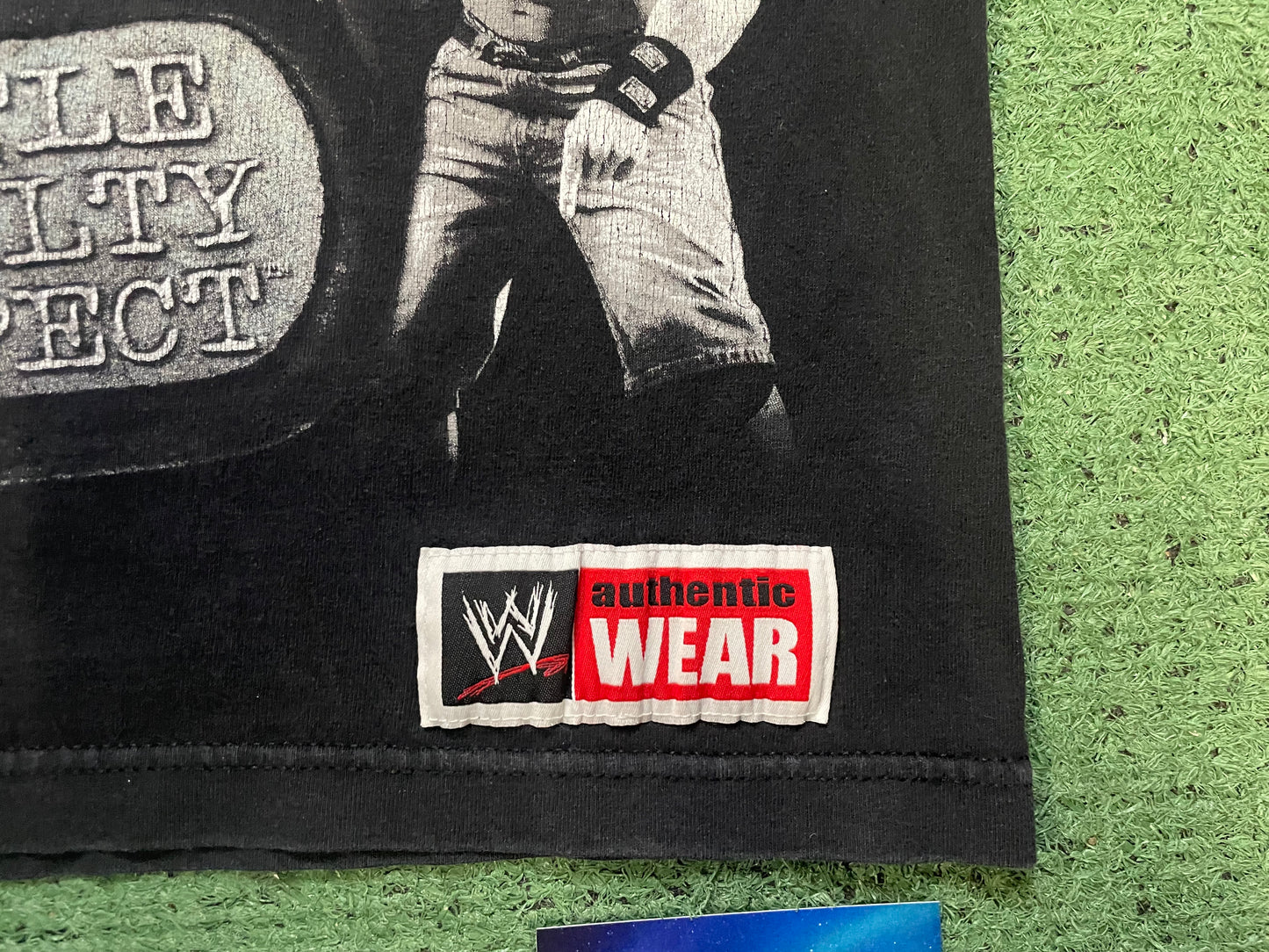 Vintage 2000s John Cena Hustle Loyalty Respect tee