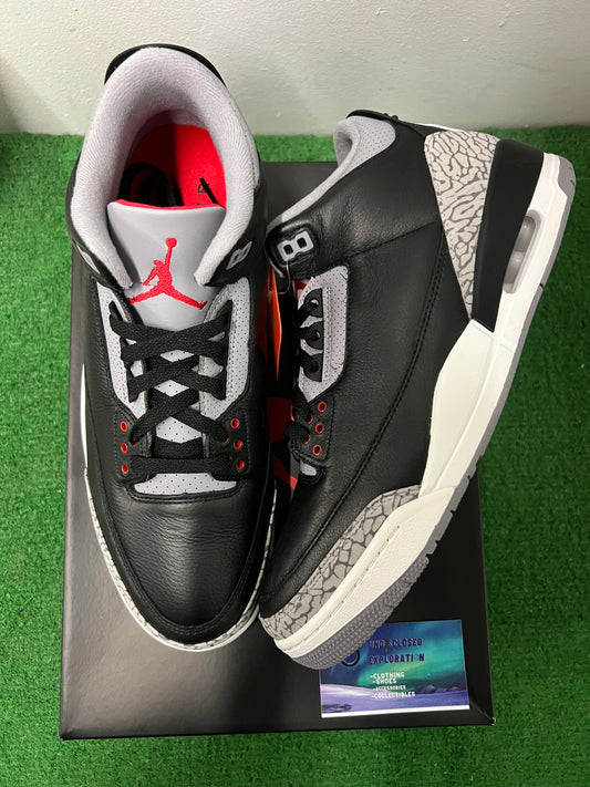 Jordan 3 black cement 2024