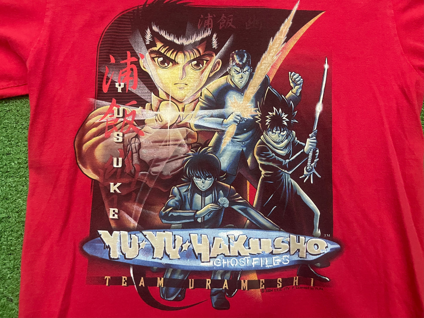 Vintage YuYu Hakusho GhostFiles Anime 2004 Shirt