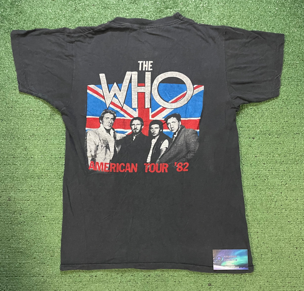 vintage 1980 The Who American Tour concert tee