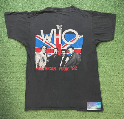 vintage 1980 The Who American Tour concert tee
