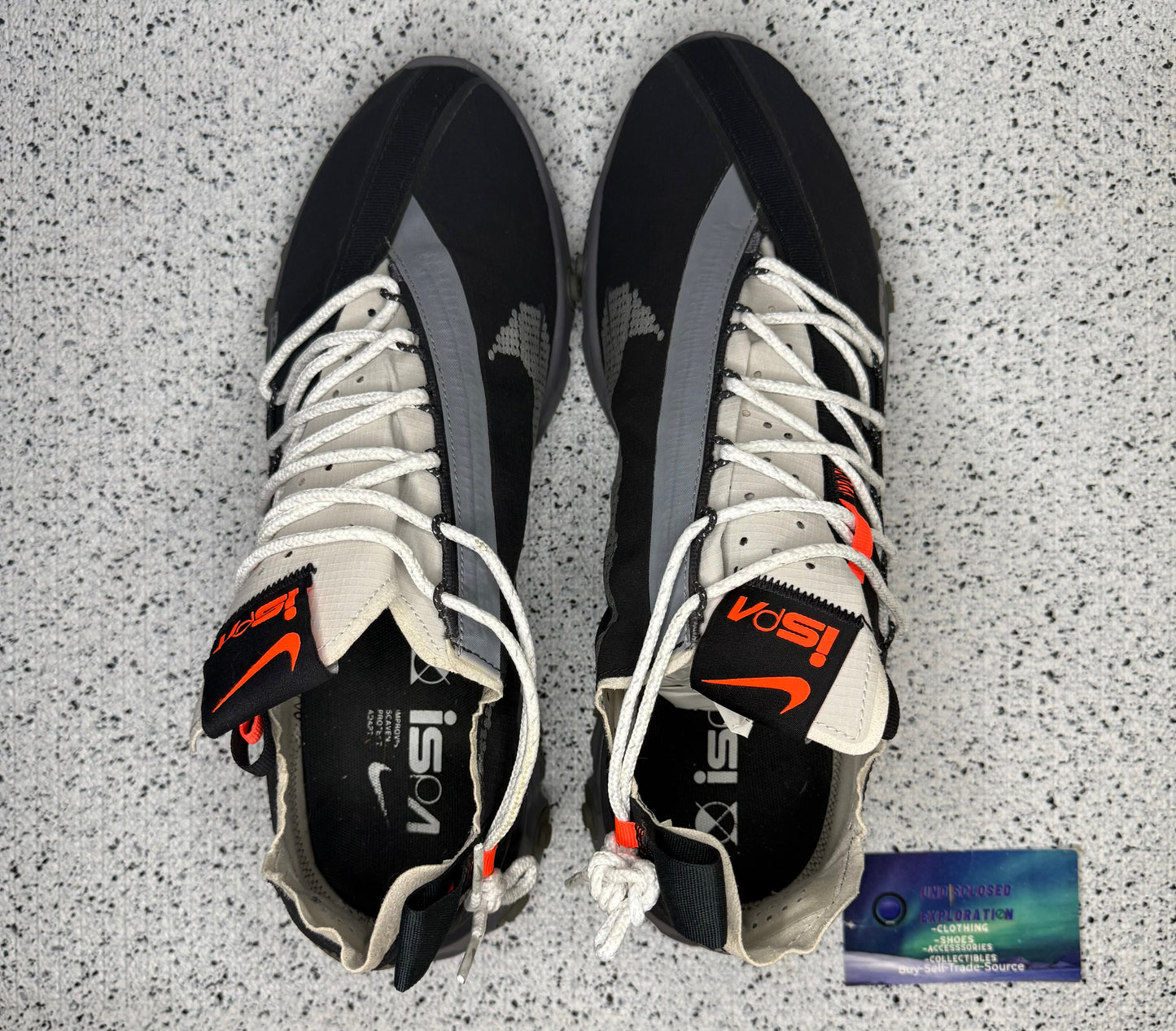 Nike React WR ISPA Gunsmoke 12 Men/13.5 Women “Preowned”