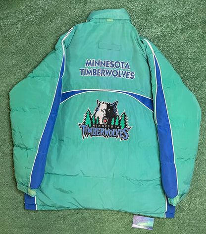 Vintage 1990s Minnesota Timberwolves reversible jacket
