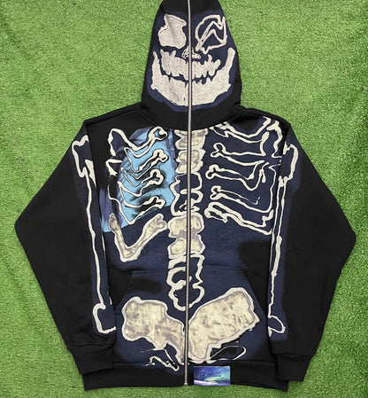 Travis Scott Cactus Jack Fragment Skeleton Graffiti Hoodie