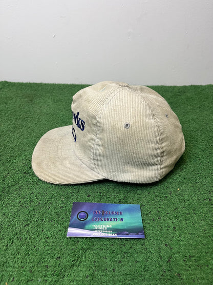 Vintage 1990s Seattle Seahawks grey corduroy hat