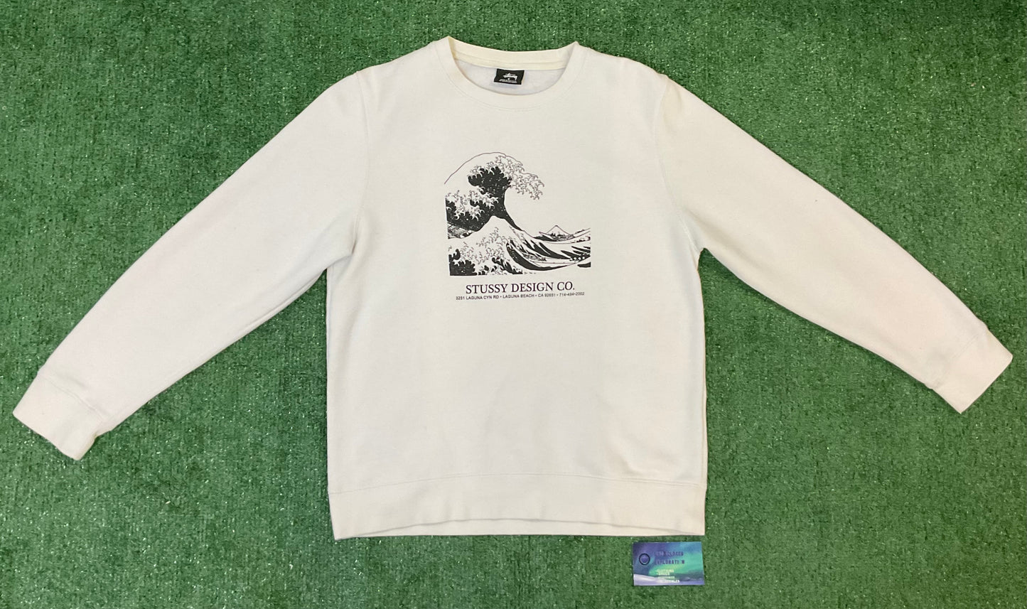 Stussy Wave design Crewneck