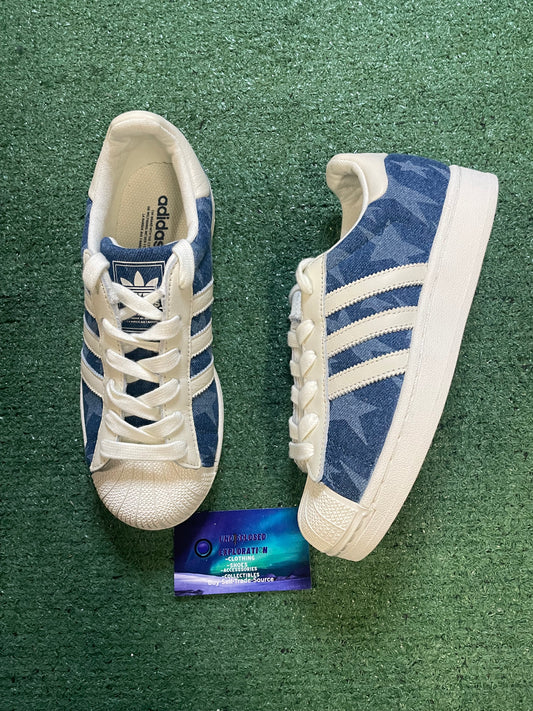 Adidas superstar II denim