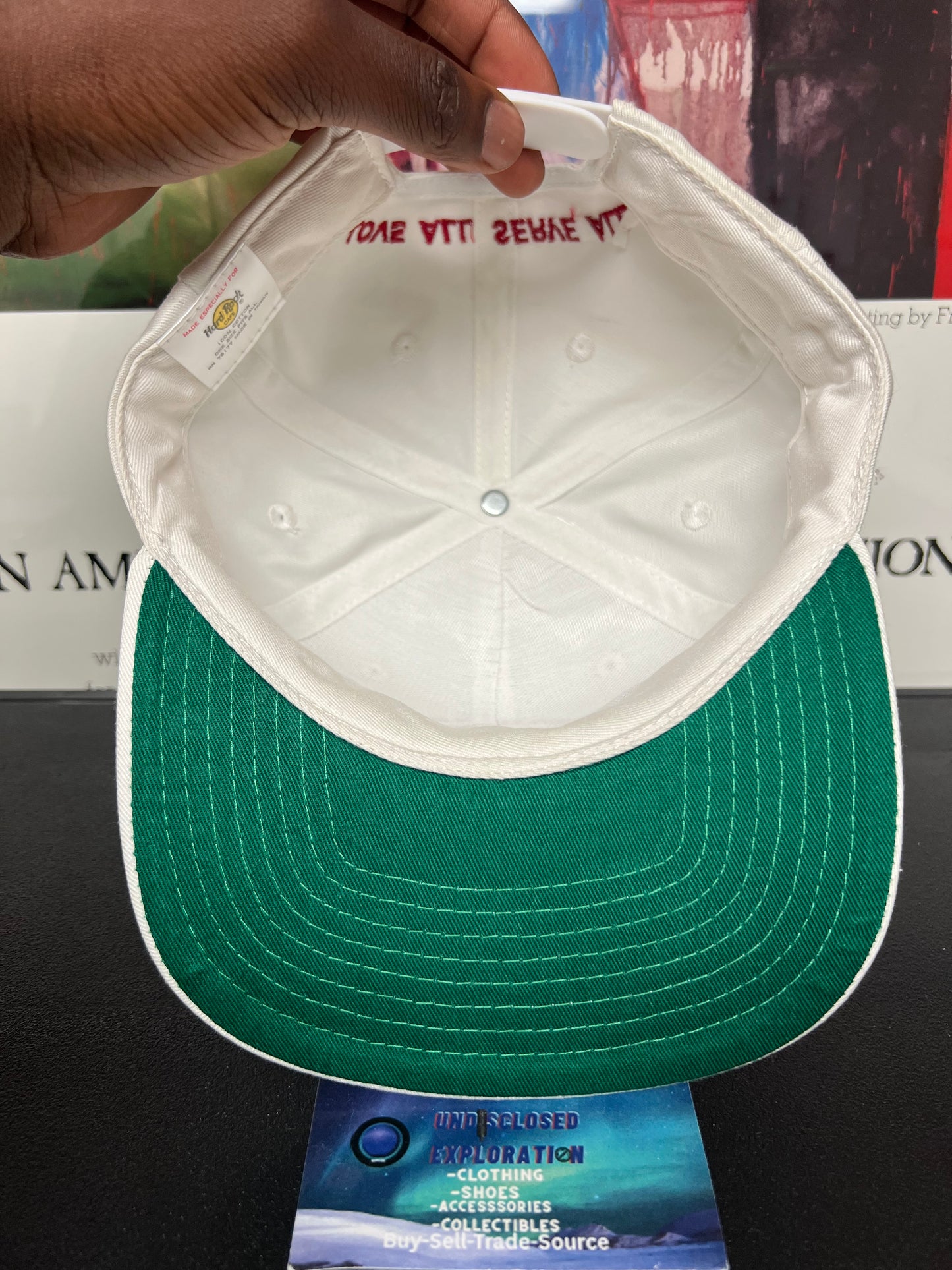 Vintage 1990s Hard Rock Cafe Chicago save the planet hat