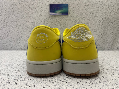 Jordan 1 Low Travis Scott Canary 10 Men/11.5 Women “Preowned”