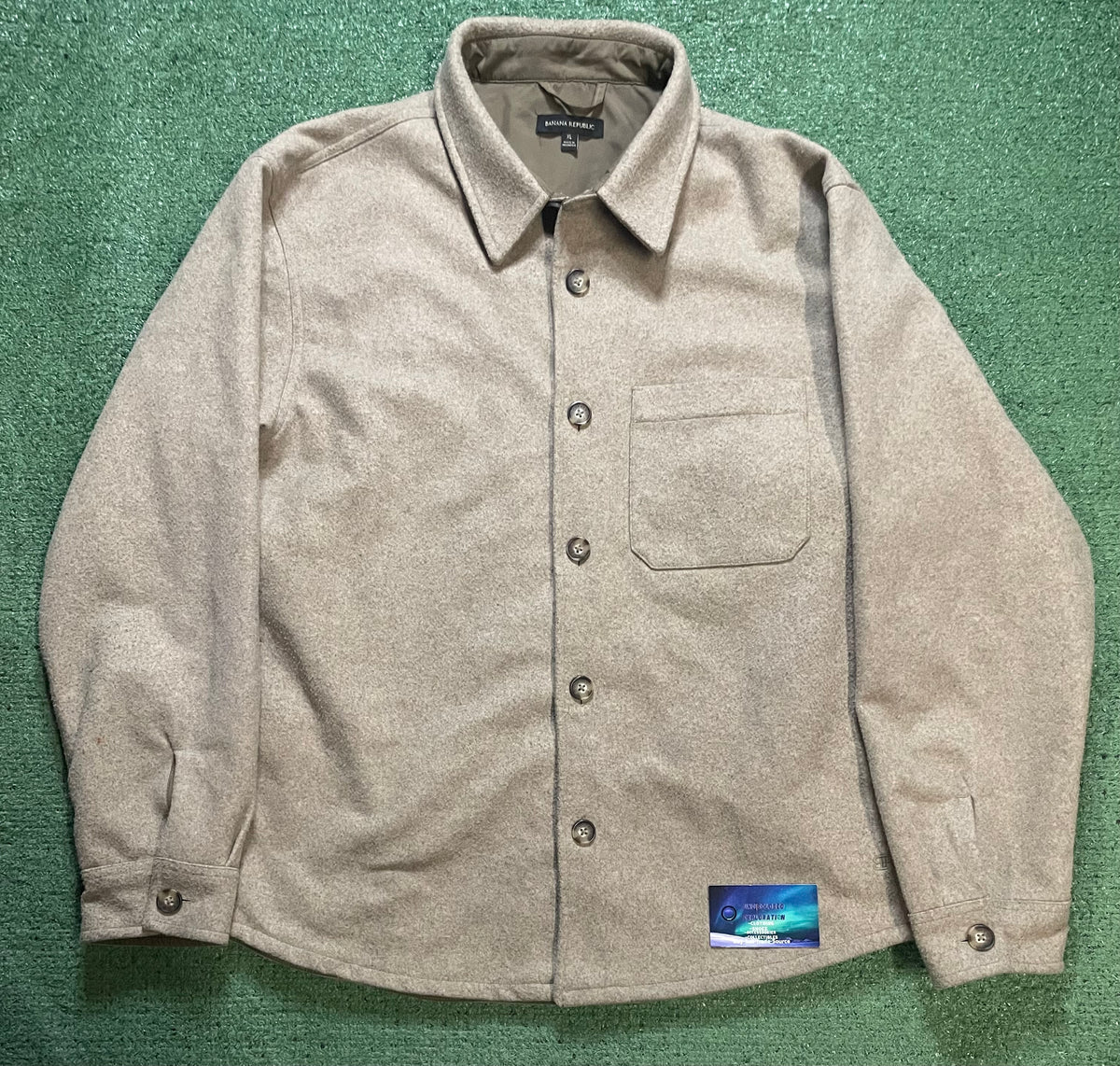 Banana Republic beige wool jacket