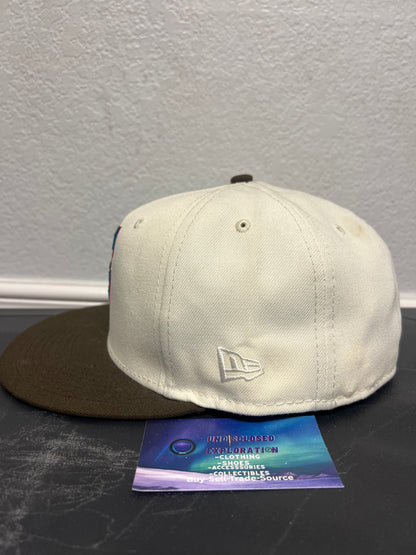 Seattle mariners 40th anniversary cream& brown fitted hat