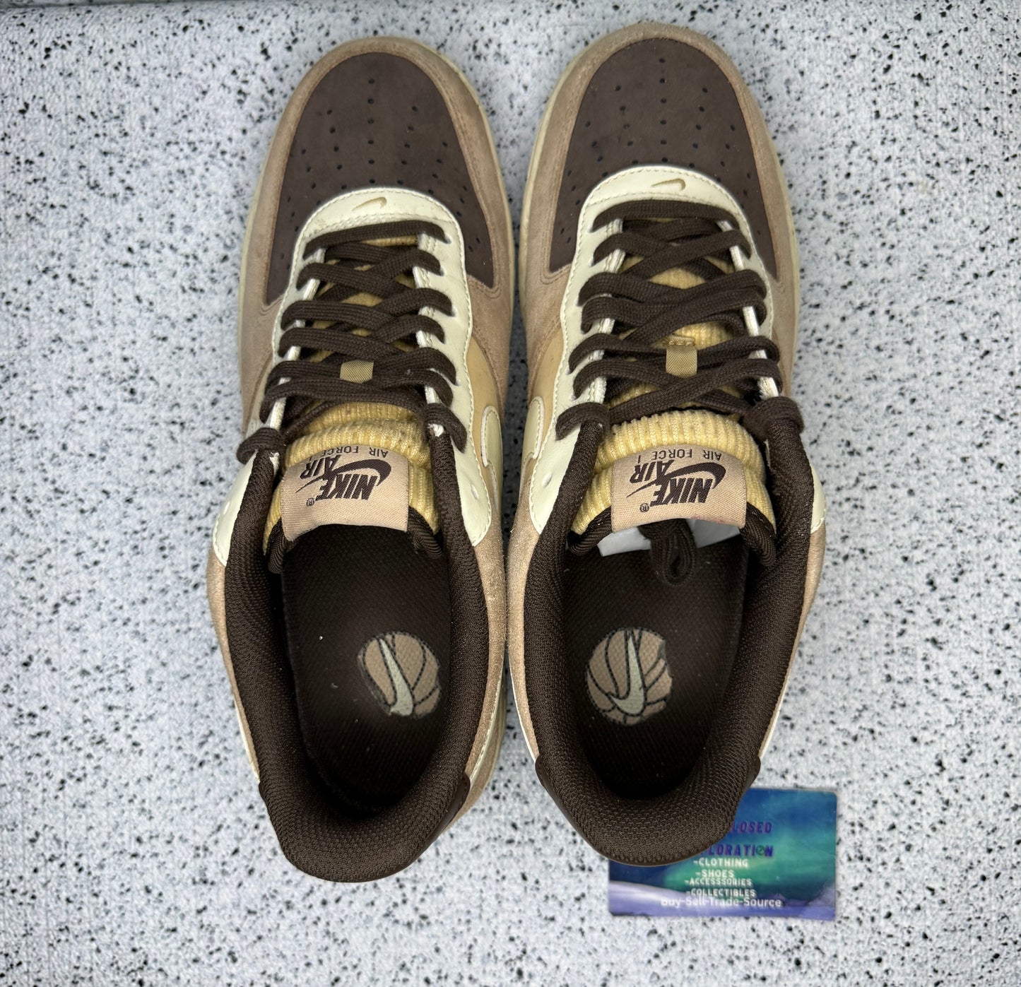 Nike Air Force 1 Baroque Brown 9.5 Men/11 Women “Preowned”