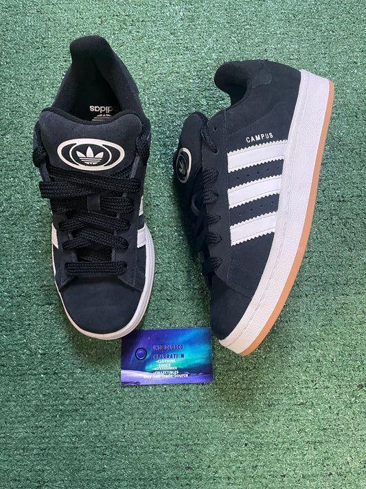 Adidas campus black white gum