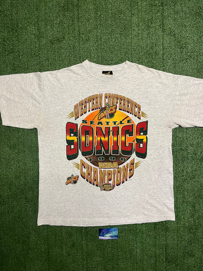 Vintage 1996 Seattle sonics western conference champions