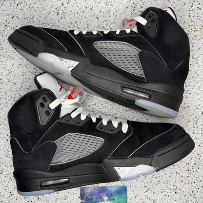 Jordan 5 Black Metallic Reimagined 9 Men “Preowned”